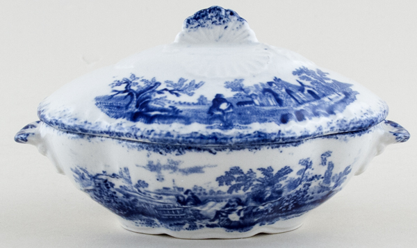 Toy Covered Vegetable Dish c1920